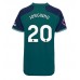 Billige Arsenal Jorginho Frello #20 Tredje Fodboldtrøjer Dame 2023-24 Kortærmet